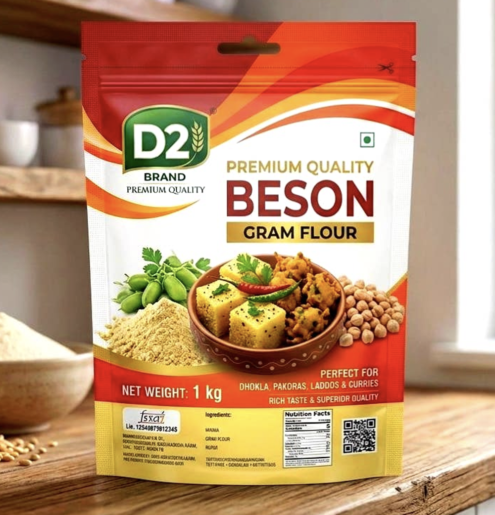 D2 Premium Quality Besan : Gram Flour